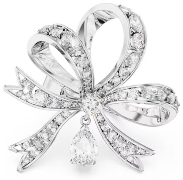 Кольцо Swarovski 5647725 размер 18 ювелирный сплав, цирконий, кристаллы Swarovski
