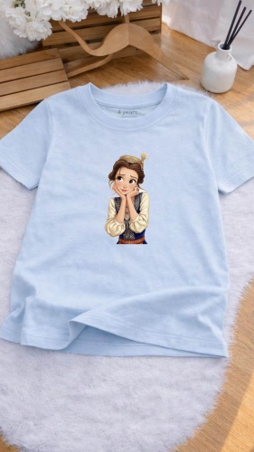 Футболка Murat Baby рисунок светло-синий