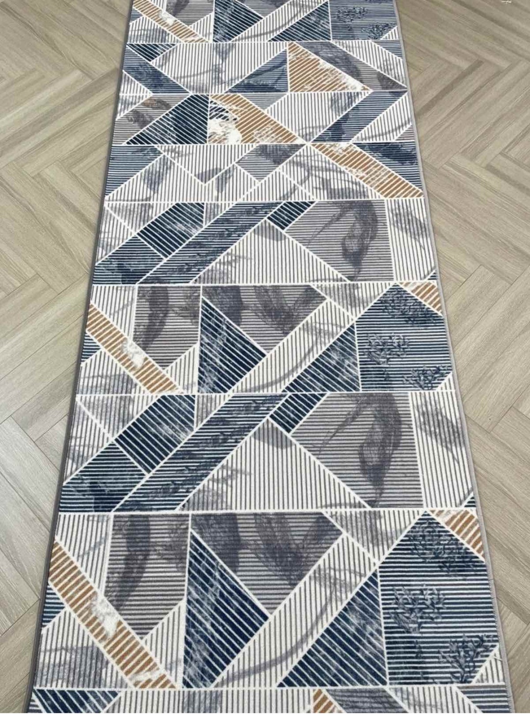 Ковровая дорожка S&M Сomfort безворсовая, полипропилен, 200 см x 9 м