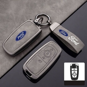 Ford чехол на ключ серый