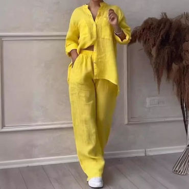 Костюм повседневный AS BRAND желтый