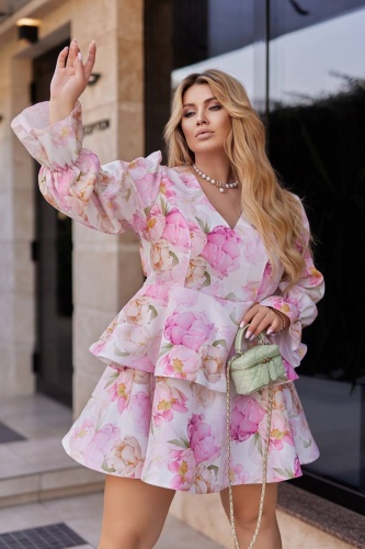 Повседневное платье WoW Fashion мультиколор