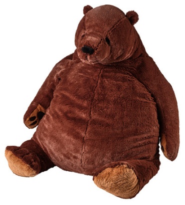 Мягкая игрушка IKEA DJUNGELSKOG, 100 см