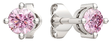 Пусеты Lucente Silver ZO-0310022_3Р вес 0.77 г серебро, фианит