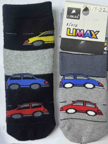 Носки LIMAX 85016 1 пара черный, серый 1-2 года