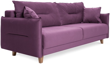 Диван LESSA Клауд Classic Plus, 210х95 см, обивка велюр, сиреневый