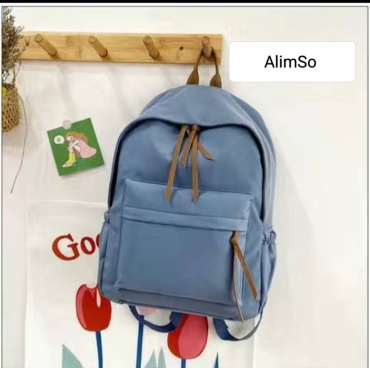 Рюкзак AlimSo текстиль голубой, синий