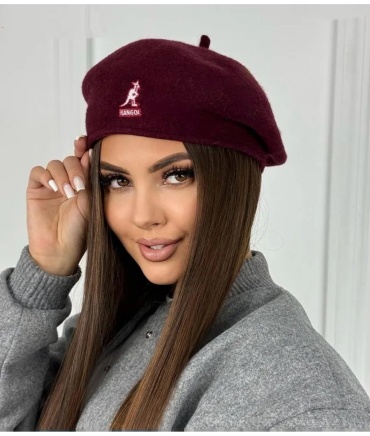 Шапка-бини Kangol размер 56, бордовый