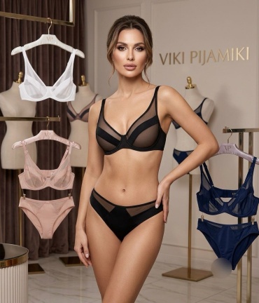 Бюстгальтер мягкая чашка Acousma черный