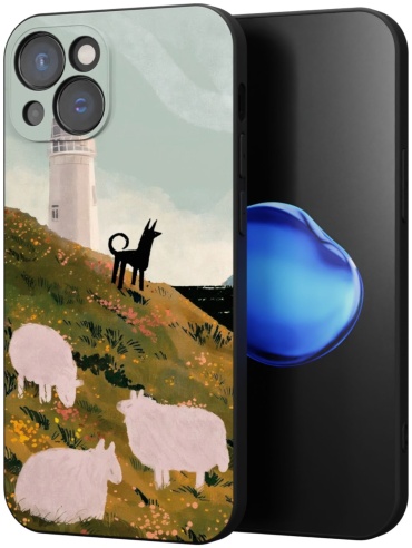 Чехол Mcover для Apple iPhone 15 Plus рисунок