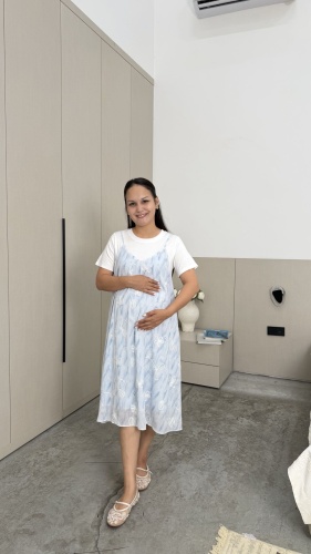 Для беременных SuperMama голубой