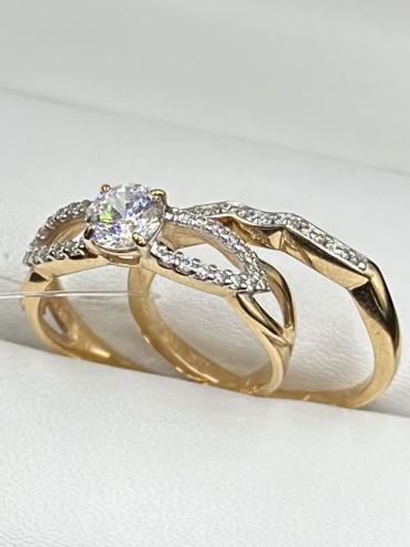 Золото Москвы 81010133 размер 16.5 вес 4.16 г золото, фианит Swarovski