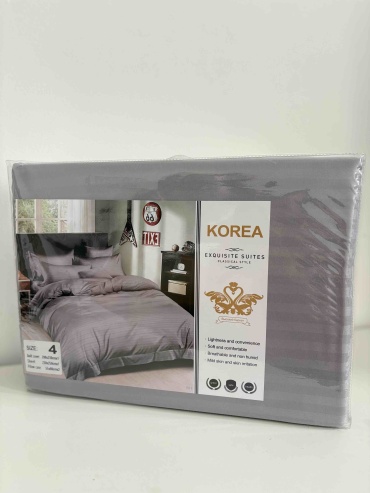 Комплект Кореа 2-спальный сатин, 2 наволочки: 50x80 см, 55x80 см