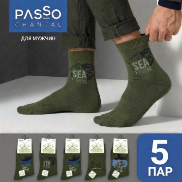 Носки Passo chantal 5 пар мультиколор 40-44