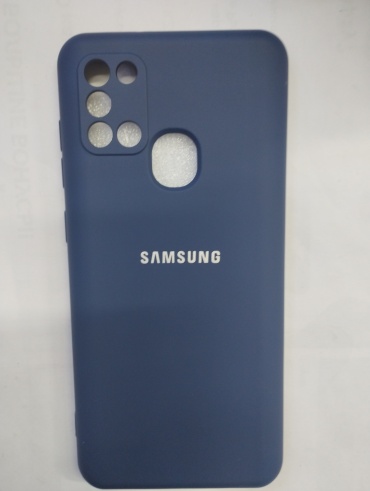 Чехол для Samsung Galaxy A21s синий