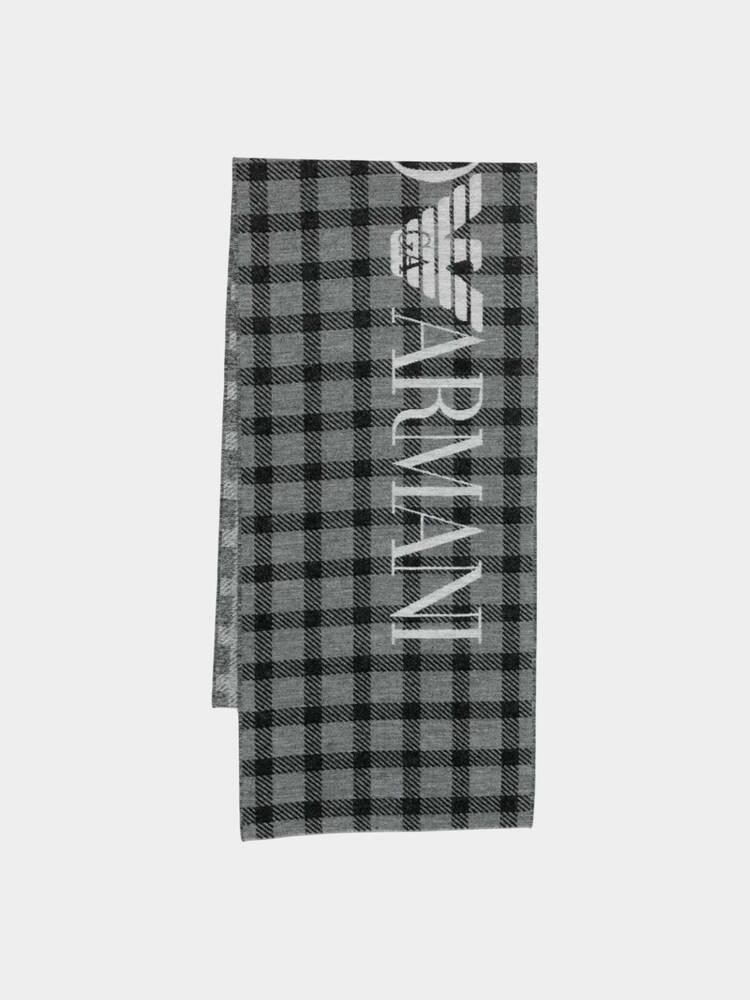 Шарф Emporio Armani акрил, шерсть 100 x 15 см