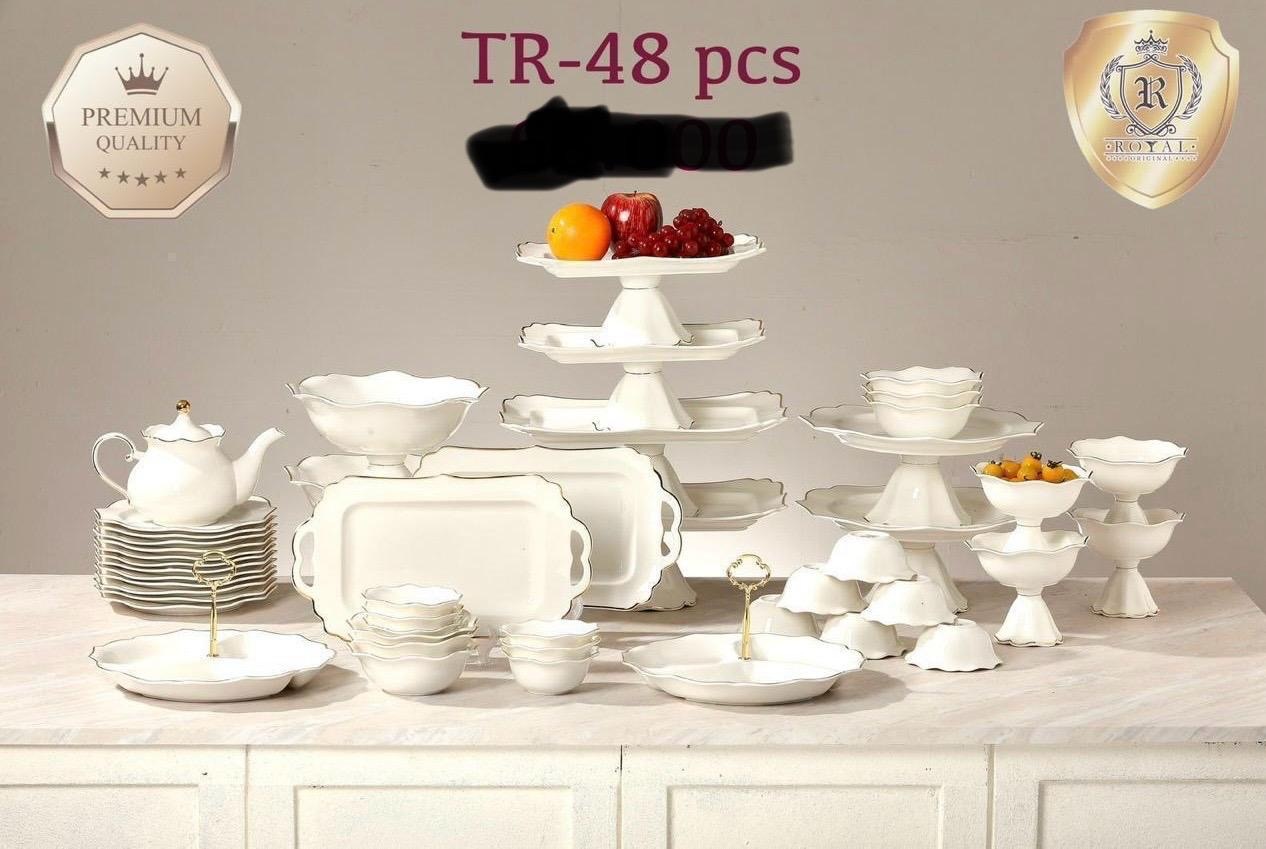 Сервиз на 12 персон , предметов: 48, чайно-столовый, фарфор