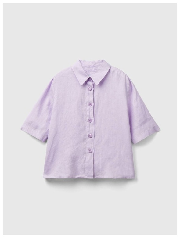 Рубашка UNITED COLORS OF BENETTON серый