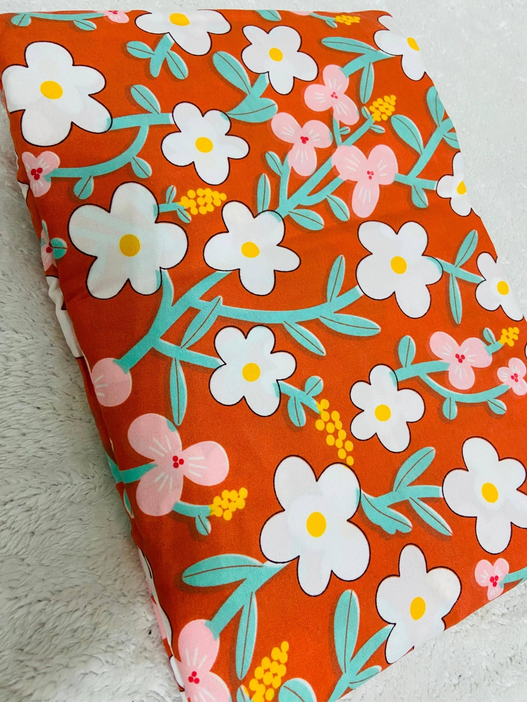 Пододеяльник полутораспальный Ray.shop 150x200 оранжевый