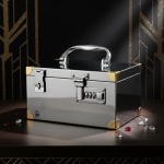 Сейф Ящик бокс ключевой, кодовый механический замок (35х20х25 мм)