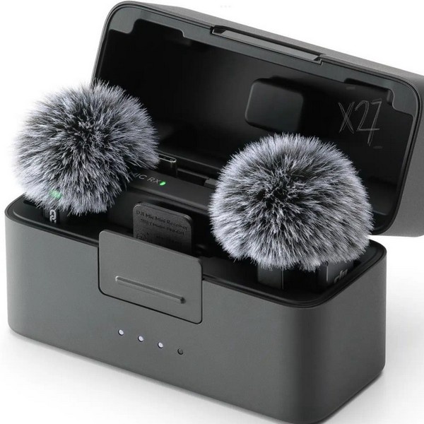 Микрофон DJI Mic Mini(2TX + 1RX + Charging Case) черный
