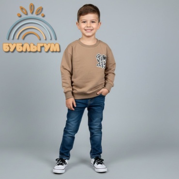 Свитшот ConCon kids коричневый