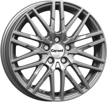 WorldWheels Carwel Кобра 229 6x16/4x100 D54.1 ET49 4 диска графит, серый, черный