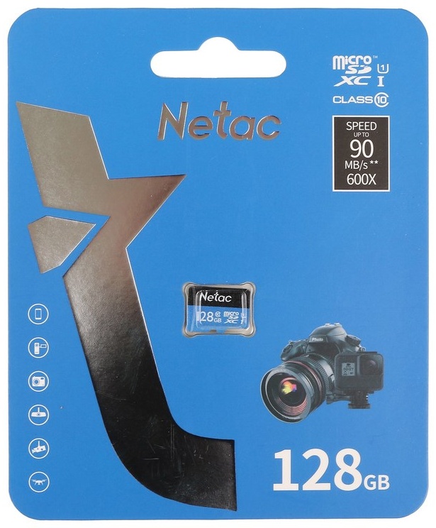 Карта памяти Netac P500 Standart NT02P500STN-128G-S 128 Гб