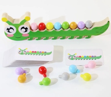 Сортер Brain up toys Цветная гусеница
