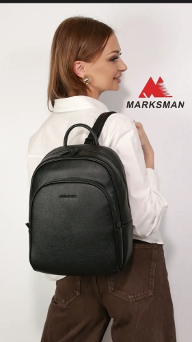 Рюкзак Marksman экокожа черный