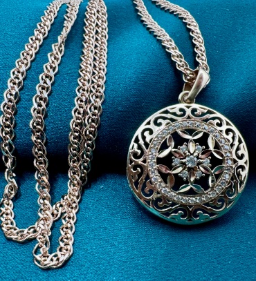 Колье Inspiration 07754571INSPN длина 55 см вес 4.8 г золото, фианит