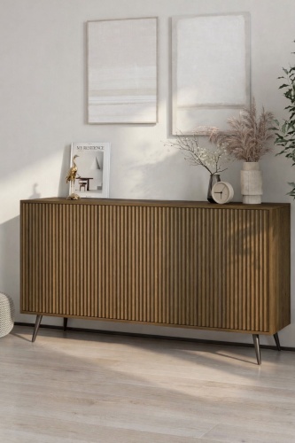 Комод AIGroup Wave, 150x40x80 см, коричневый