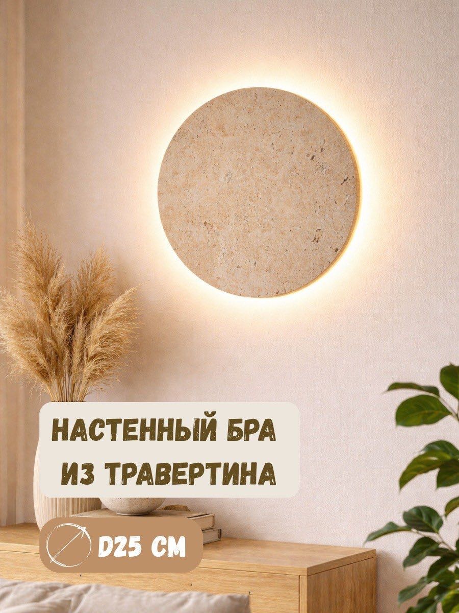 Бра настенный 3D PUZZLE LED, бежевый