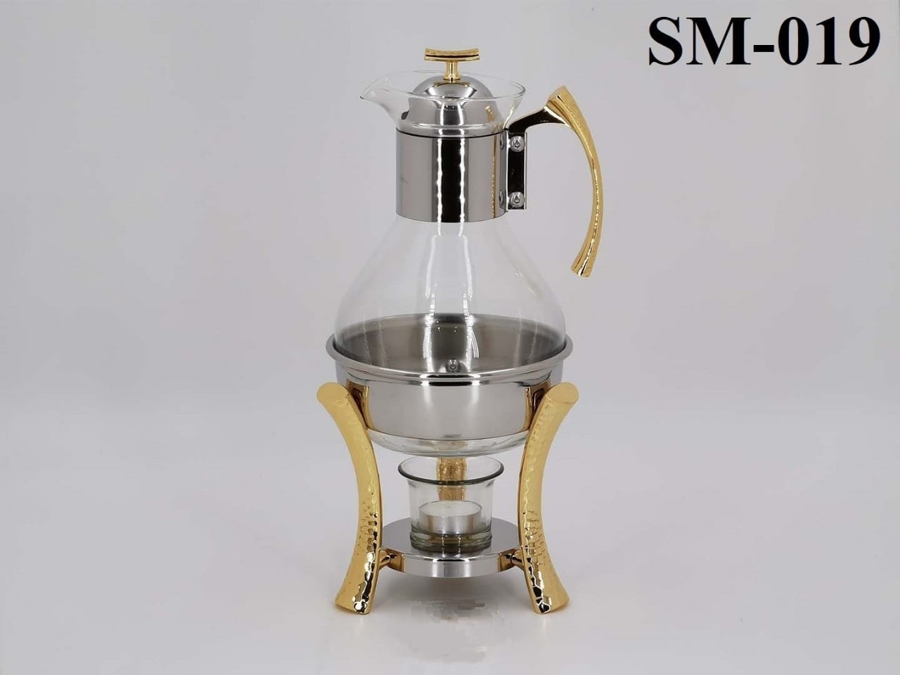 Чайник AlpenBerg SM-019 1.8 л, нержавеющая сталь, жаропрочное стекло