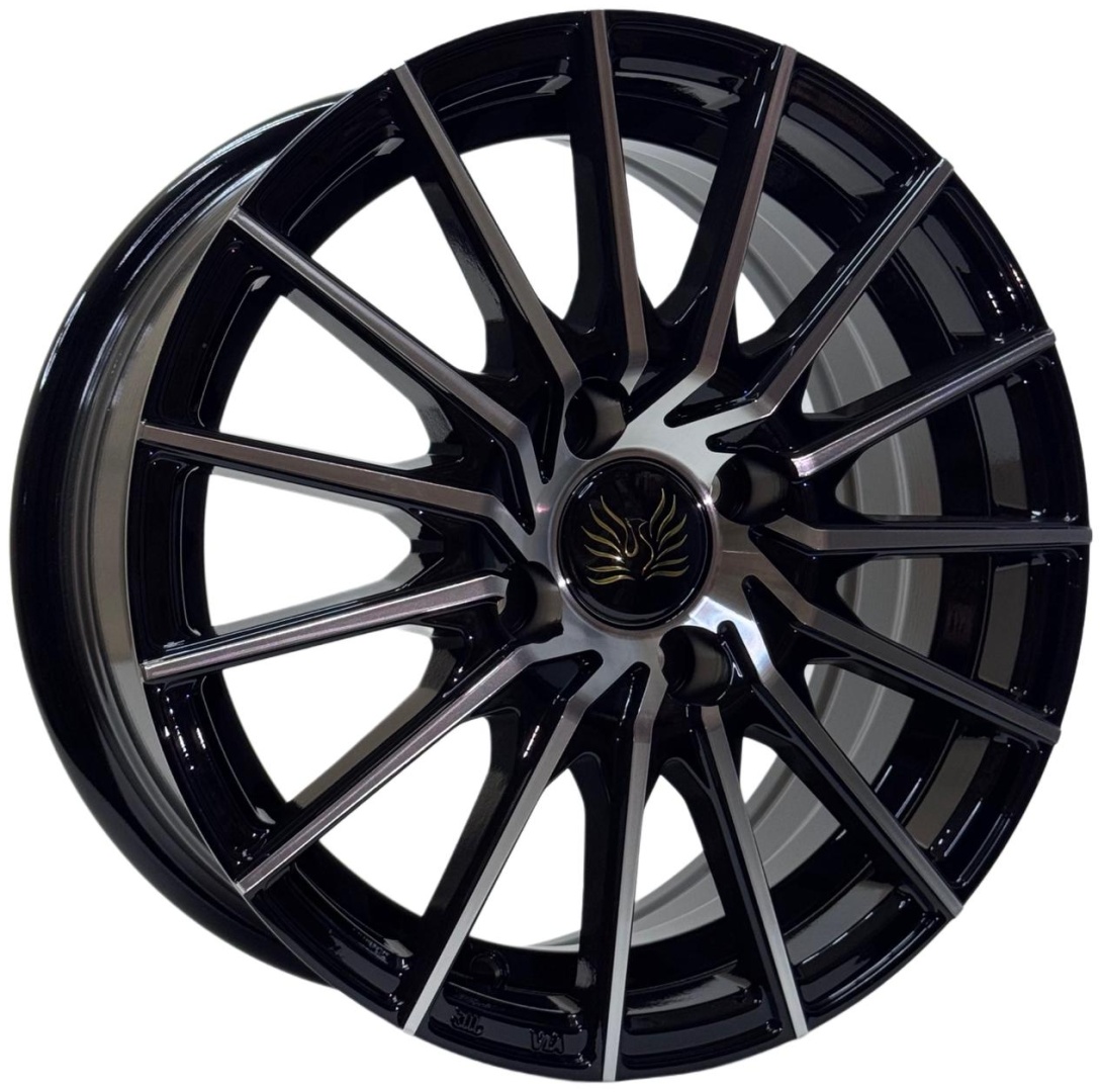 Wheels 2818DD 6x14/4x100 D67.1 ET35 4 диска черный, хром