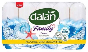 Кусковое мыло туалетное DALAN Ocean Океан 5 шт