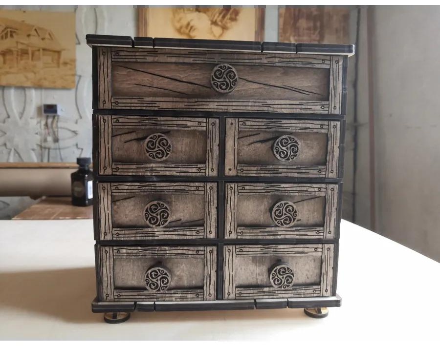 Ящик для инструментов 31x28x21 см, фетр