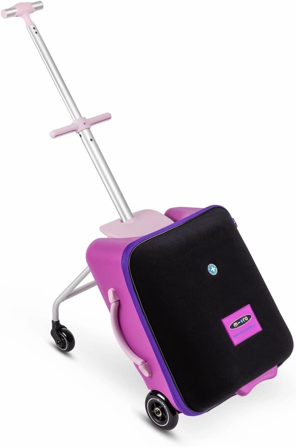 Чемодан m-cro Luggage Eazy Violet пластик, текстиль, алюминий 22 л фиолетовый