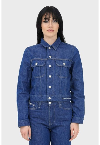 Джинсовая куртка Calvin Klein Jeans синий