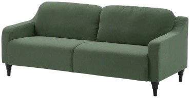 Диван IKEA GULLVALLA, 182х83 см, обивка ткань, зеленый