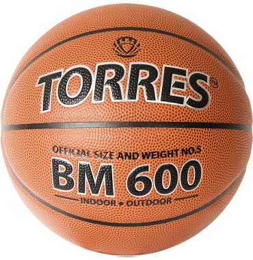 Мяч TORRES 681504335 для баскетбола размер 5