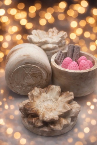 Ароматическая свеча Waxtaper «Flora Cake» 5.5 см, 1 шт
