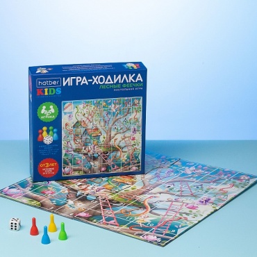 Настольная игра Hatber Настольная Игра Ходилка Пазл Лесные феечки Ин3_36849