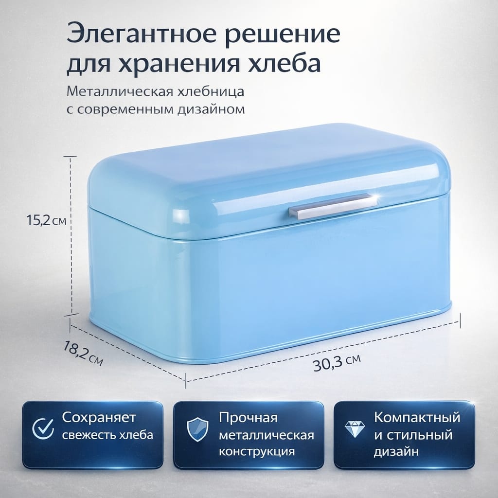 Хлебница 432949105, металл