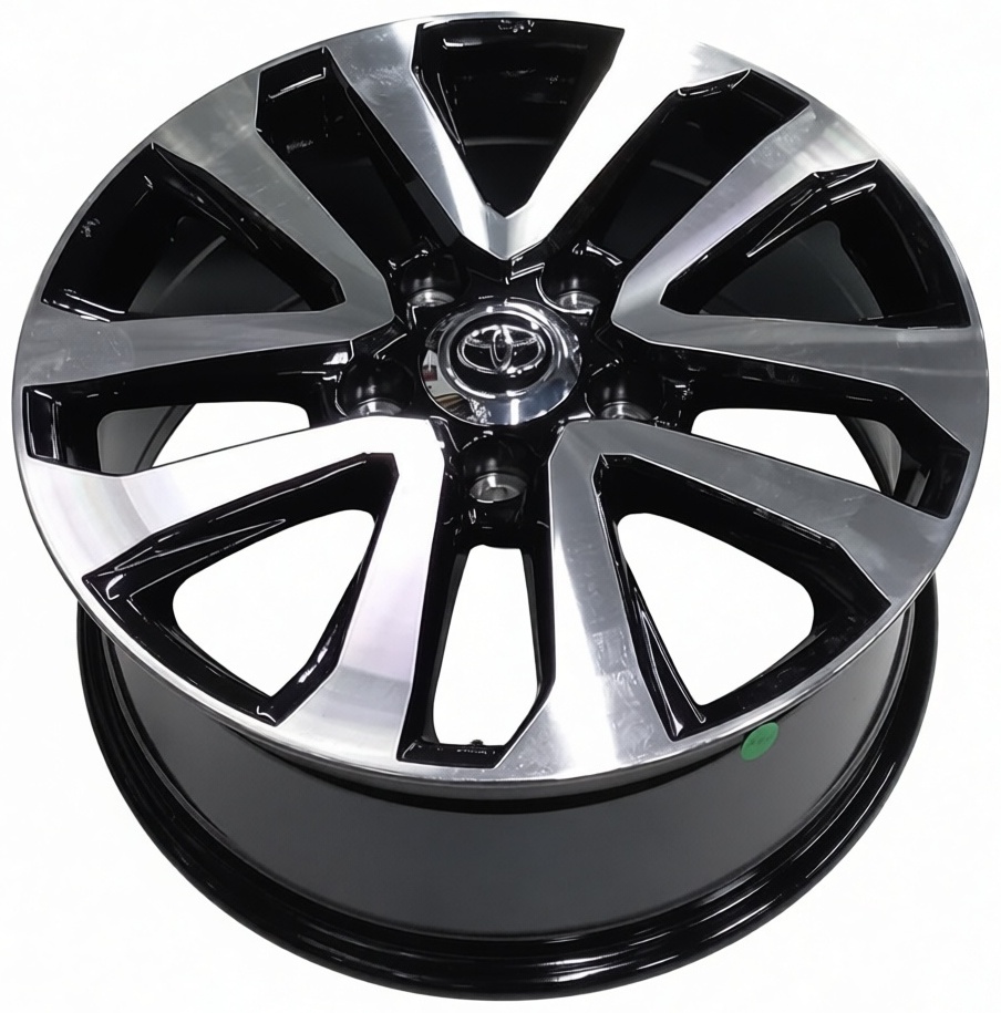Toyota LC707 8.5x20/5x150 D110.2 ET45 черный, серебристый