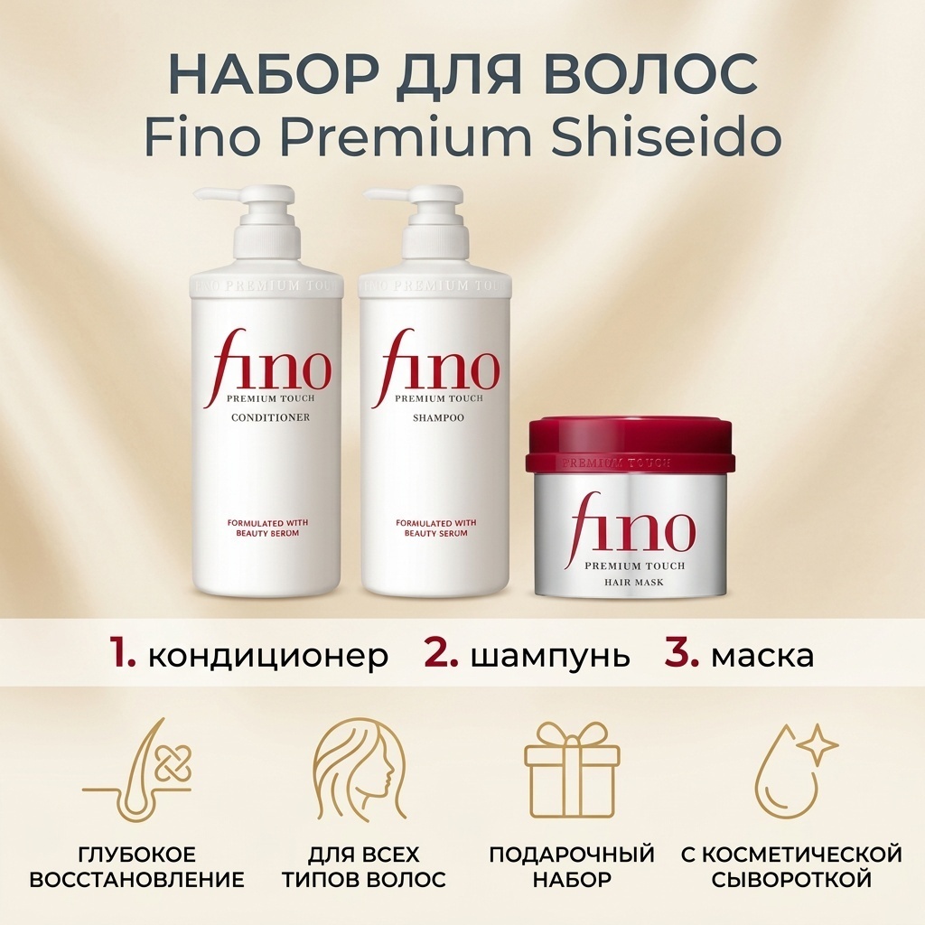 Fino Premium набор по уходу за волосами унисекс