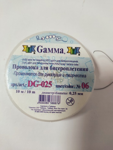 Zlatka проволока DG-25 10 м черный 1 шт
