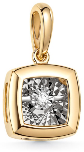 Подвеска Mi Amor 908-320 Amore gold вес 1.81 г золото, бриллиант