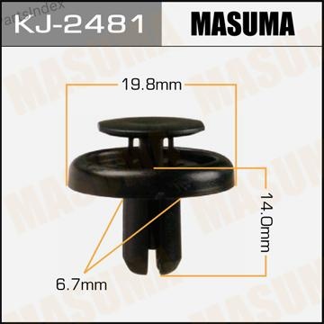 MASUMA Клипса Крепежная KJ2481