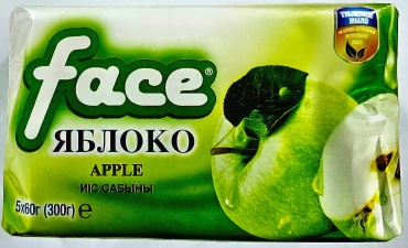 Кусковое мыло туалетное Face 4870244740095 60 г по 5 шт